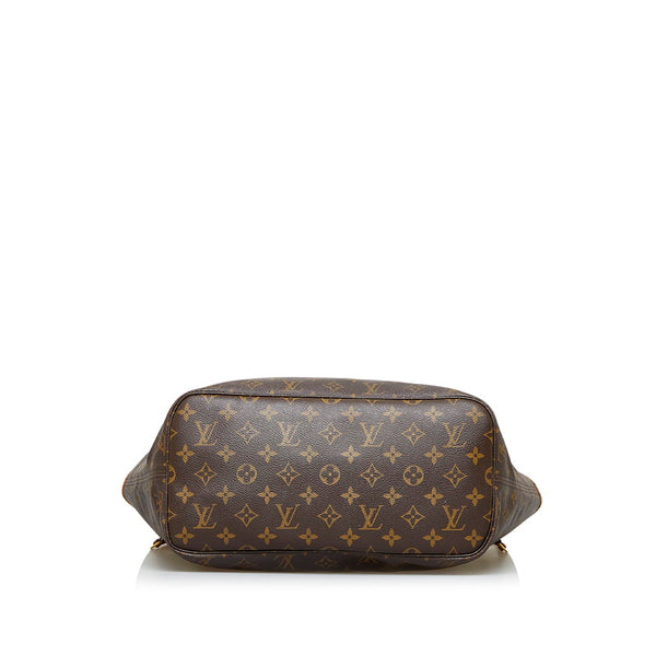 ルイ ヴィトン モノグラム ネヴァーフルMM トートバッグ M41178 ブラウン PVC レザー レディース LOUIS VUITTON 【中古】