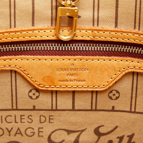 ルイ ヴィトン モノグラム ネヴァーフルMM トートバッグ M41178 ブラウン PVC レザー レディース LOUIS VUITTON 【中古】