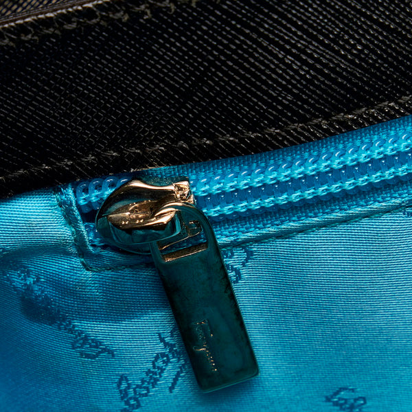 サルヴァトーレフェラガモ ガンチーニ ハンドバッグ AB-21 5322 ブラック レザー レディース Salvatore Ferragamo 【中古】