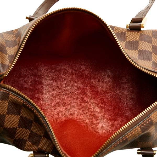ルイ ヴィトン ダミエ  パピヨン2 ハンドバッグ N51304 エベヌ ブラウン PVC レザー レディース LOUIS VUITTON 【中古】