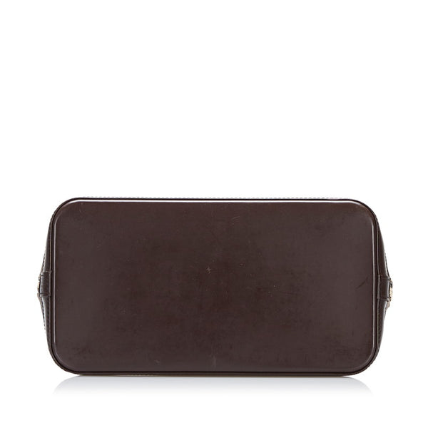 ルイ ヴィトン ダミエ アルマPM ハンドバッグ N53151 エベヌ ブラウン PVC レザー レディース LOUIS VUITTON 【中古】