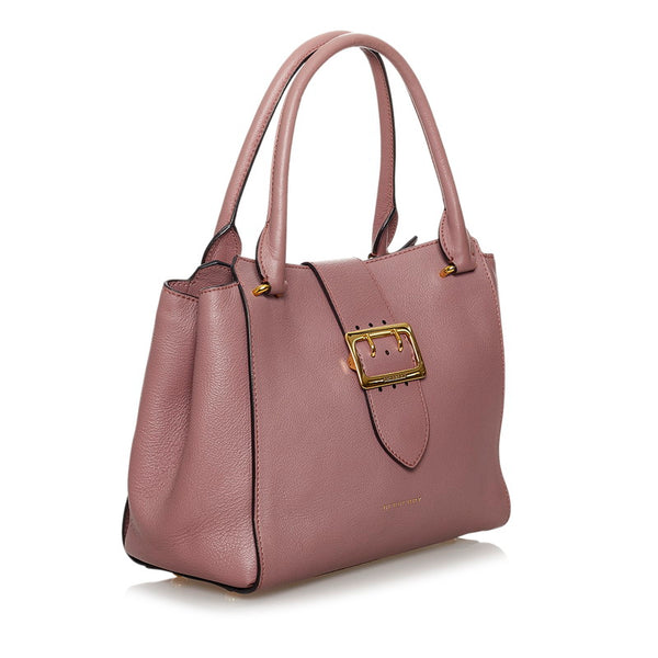 バーバリー ノバチェック ピンク レザー ハンドバッグ ショルダーバッグ 2WAY レディース BURBERRY 【中古】