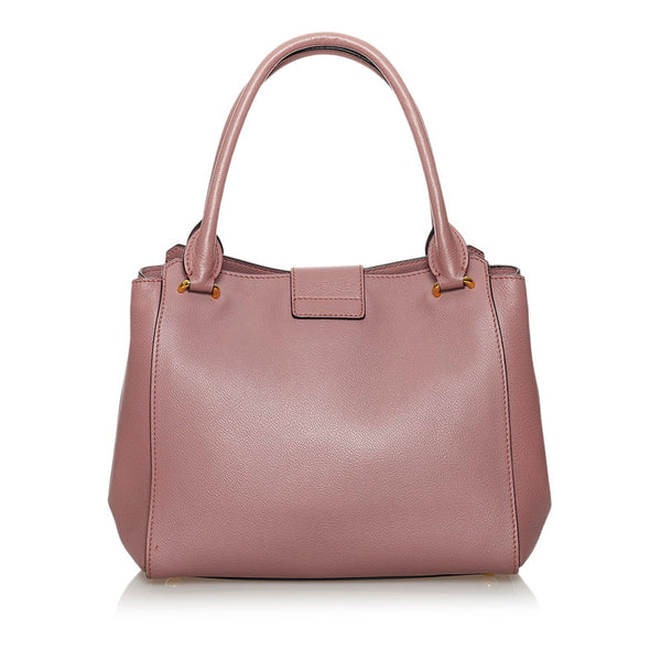 バーバリー ノバチェック ピンク レザー ハンドバッグ ショルダーバッグ 2WAY レディース BURBERRY 【中古】