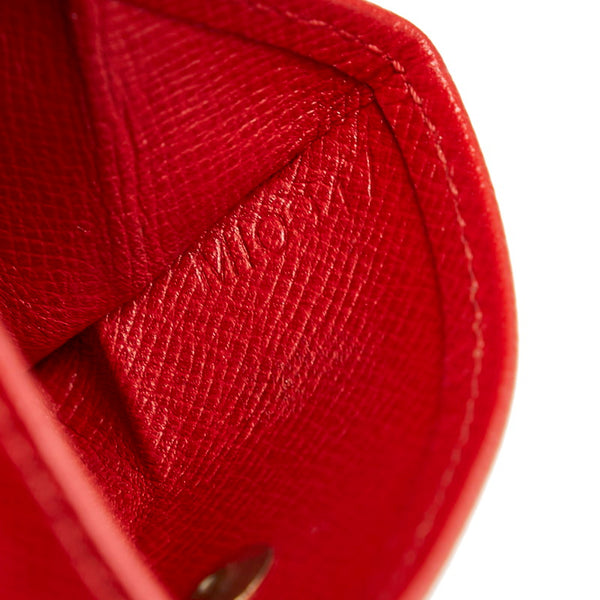 ルイ ヴィトン エピ ポルト モネ ボワット  コインケース M63697 カスティリアンレッド レザー レディース LOUIS VUITTON 【中古】