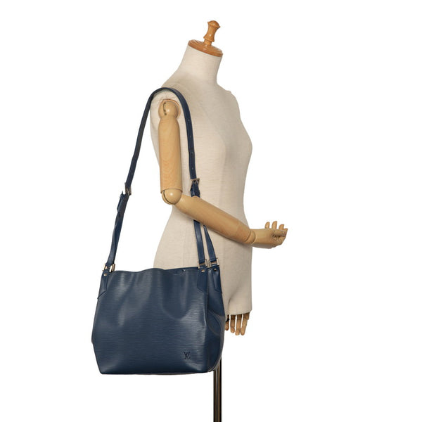 ルイ ヴィトン エピ マンダラMM ショルダーバッグ M5889G ミルティーユ ブルー レザー レディース LOUIS VUITTON 【中古】