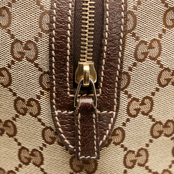 グッチ GGキャンバス ハンドバッグ トートバッグ 154180 ブラウン キャンバス レザー レディース GUCCI 【中古】