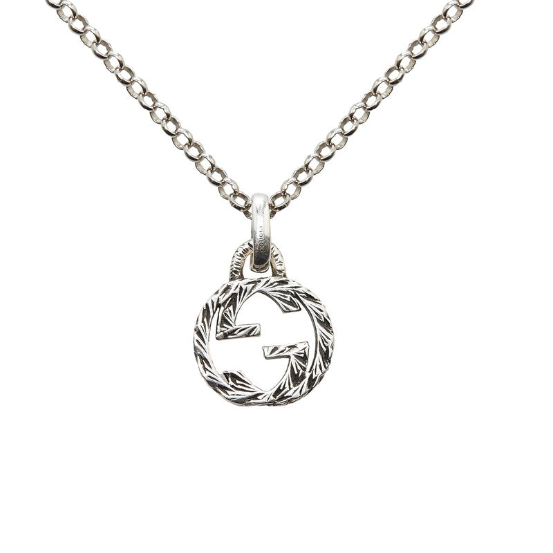 グッチ インターロッキングG ネックレス SV925 シルバー メンズ GUCCI 【中古】