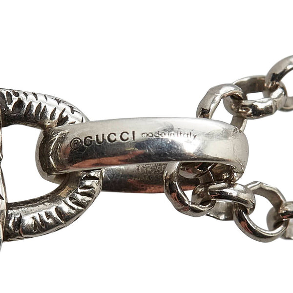 グッチ インターロッキングG ネックレス SV925 シルバー メンズ GUCCI 【中古】