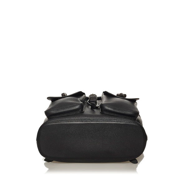 グッチ バンブー リュック バックパック 387097 ブラック レザー レディース GUCCI 【中古】