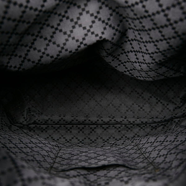 グッチ バンブー リュック バックパック 387097 ブラック レザー レディース GUCCI 【中古】