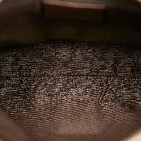 グッチ GGキャンバス ショルダーバッグ 131236 ベージュ ブラウン キャンバス レザー レディース GUCCI 【中古】