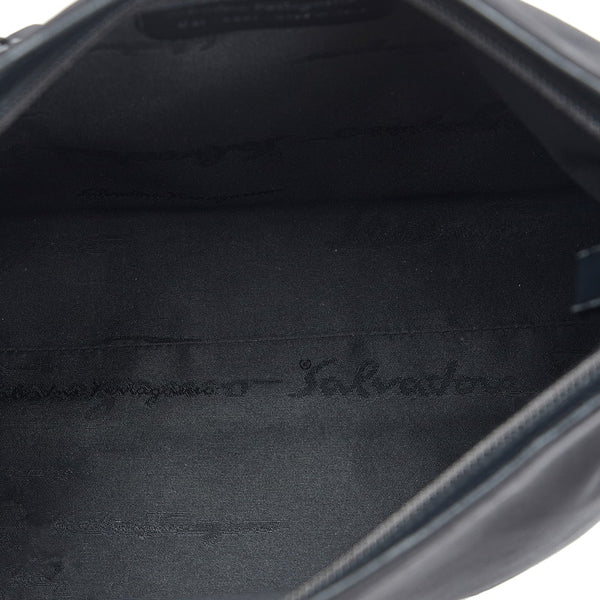 サルヴァトーレフェラガモ ワンショルダーバッグ ハンドバッグ D218801 ブラック キャンバス レディース Salvatore Ferragamo 【中古】