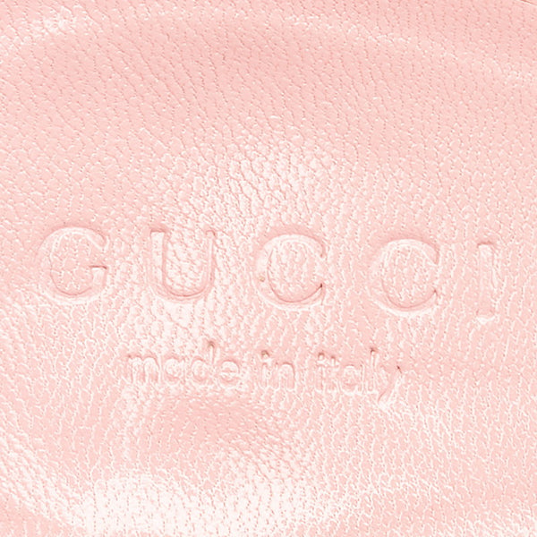 グッチ ピンク レザー パンプス レディース GUCCI 【中古】