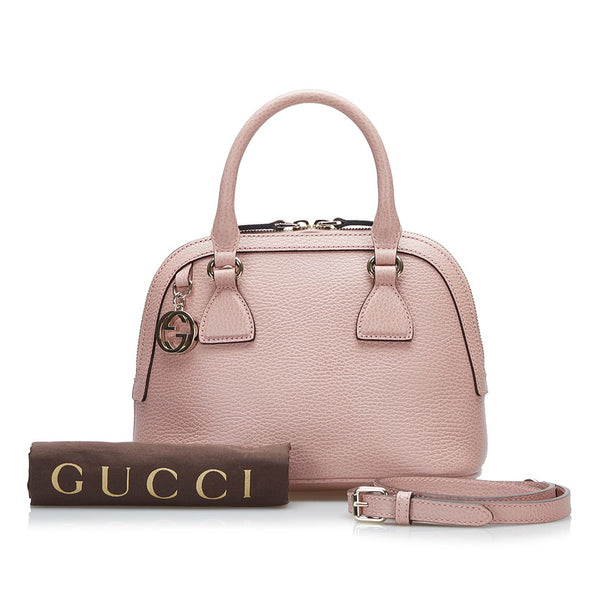 グッチ ハンドバッグ ショルダーバッグ２WAY 449661 ピンク レザー レディース GUCCI 【中古】