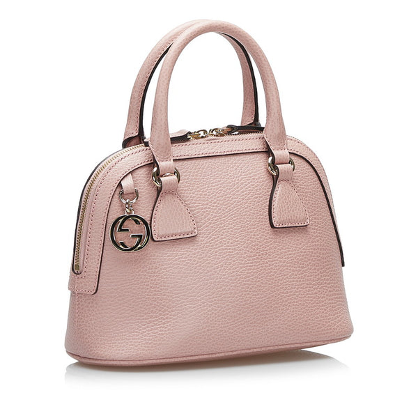 グッチ ハンドバッグ ショルダーバッグ２WAY 449661 ピンク レザー レディース GUCCI 【中古】