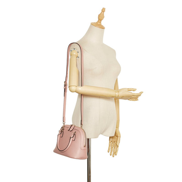 グッチ ハンドバッグ ショルダーバッグ２WAY 449661 ピンク レザー レディース GUCCI 【中古】