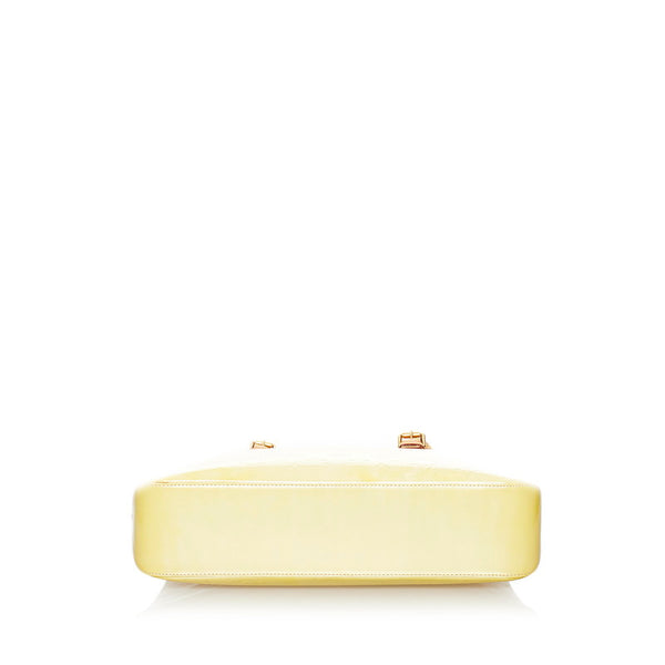 ルイ ヴィトン モノグラム ヴェルニ ブレントウッド M91512 ペルル パテントレザー トートバッグ レディース LOUIS VUITTON 【中古】
