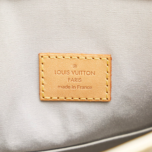 ルイ ヴィトン モノグラム ヴェルニ ブレントウッド M91512 ペルル パテントレザー トートバッグ レディース LOUIS VUITTON 【中古】