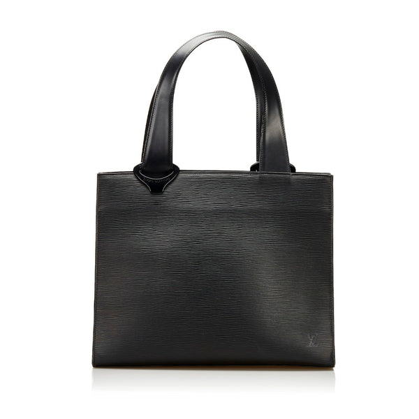 ルイ ヴィトン エピ ジェモ トートバッグ ショルダーバッグ M52452 ノワール ブラック レザー レディース LOUIS VUITTON 【中古】