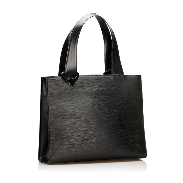 ルイ ヴィトン エピ ジェモ トートバッグ ショルダーバッグ M52452 ノワール ブラック レザー レディース LOUIS VUITTON 【中古】