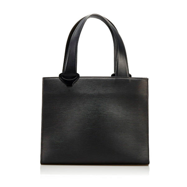 ルイ ヴィトン エピ ジェモ トートバッグ ショルダーバッグ M52452 ノワール ブラック レザー レディース LOUIS VUITTON 【中古】
