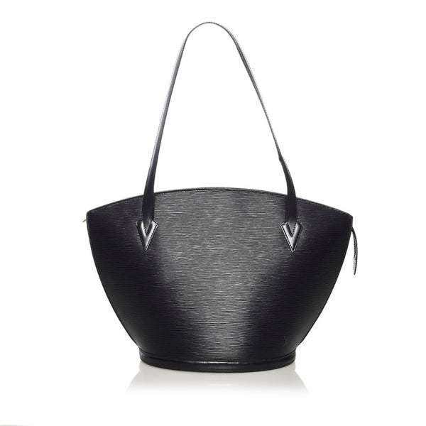 ルイ ヴィトン エピ サンジャックショッピング ハンドバッグ トートバッグ M52262 ノワール レザー レディース LOUIS VUITTON 【中古】