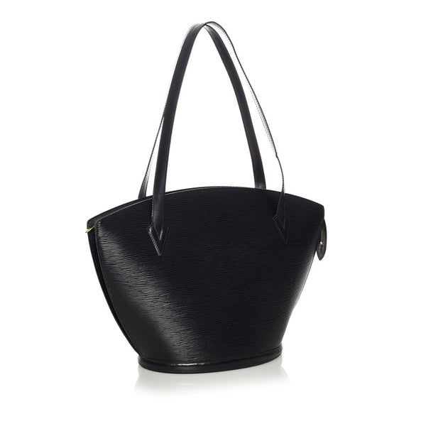 ルイ ヴィトン エピ サンジャックショッピング ハンドバッグ トートバッグ M52262 ノワール レザー レディース LOUIS VUITTON 【中古】