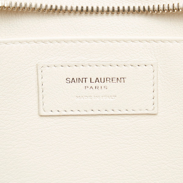 サンローラン ベビー ダウンタウンカバス ハート オフホワイト レザー ハンドバッグ レディース SAINT LAURENT 【中古】