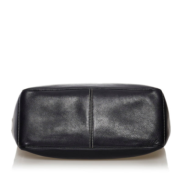 セリーヌ ブギーバッグ ハンドバッグ ブラック レザー レディース CELINE 【中古】