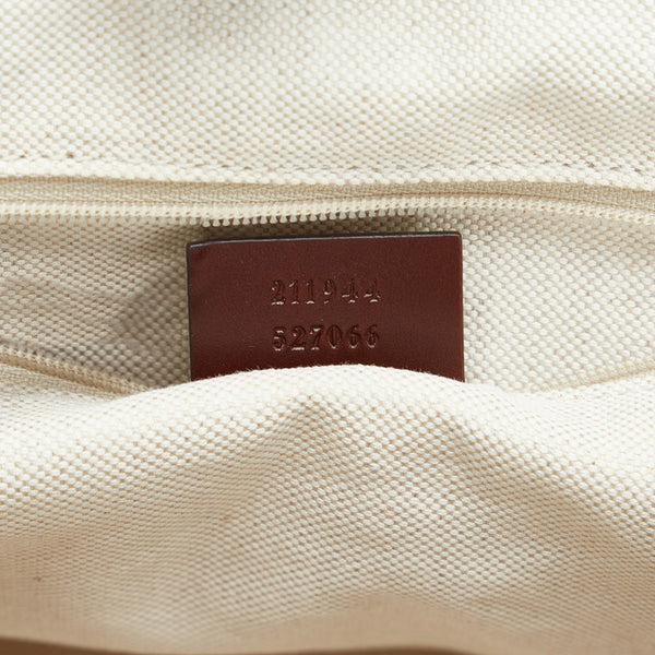 グッチ ディアマンテ スーキー トートバッグ ショルダーバッグ 211944 ベージュ ブラウン キャンバス レザー レディース GUCCI 【中古】