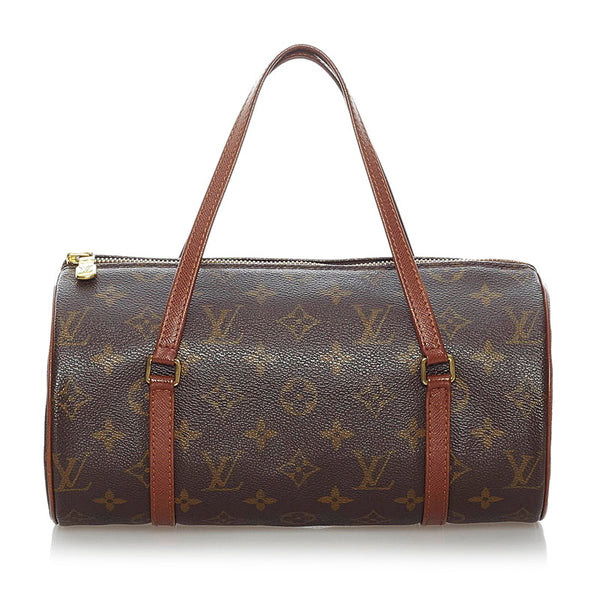 ルイ ヴィトン モノグラム パピヨン（旧） ハンドバッグ M51366 ブラウン PVC レザー レディース LOUIS VUITTON 【中古】