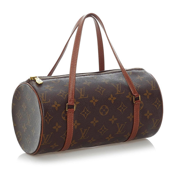 ルイ ヴィトン モノグラム パピヨン（旧） ハンドバッグ M51366 ブラウン PVC レザー レディース LOUIS VUITTON 【中古】