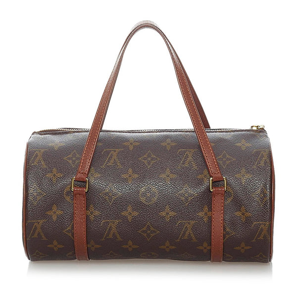 ルイ ヴィトン モノグラム パピヨン（旧） ハンドバッグ M51366 ブラウン PVC レザー レディース LOUIS VUITTON 【中古】
