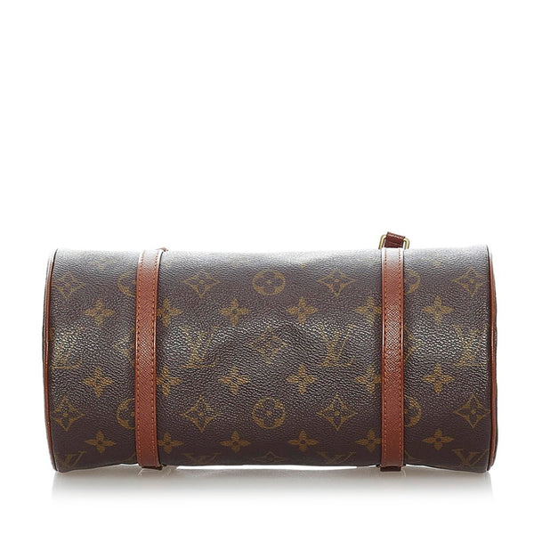 ルイ ヴィトン モノグラム パピヨン（旧） ハンドバッグ M51366 ブラウン PVC レザー レディース LOUIS VUITTON 【中古】