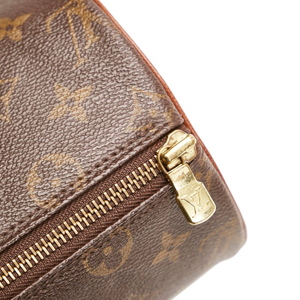 ルイ ヴィトン モノグラム パピヨン（旧） ハンドバッグ M51366 ブラウン PVC レザー レディース LOUIS VUITTON 【中古】