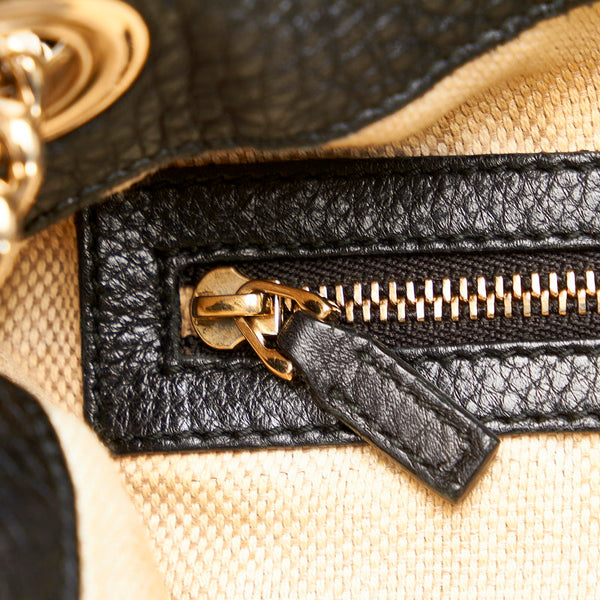 グッチ スーキー  ソーホー  チェーン ショルダーバッグ 308982 ブラック レザー レディース GUCCI 【中古】