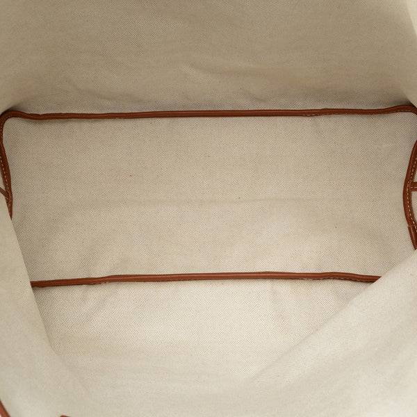 ゴヤール サンルイPM トートバッグ ハンドバッグ ブラウン ブラック PVC レザー レディース GOYARD 【中古】