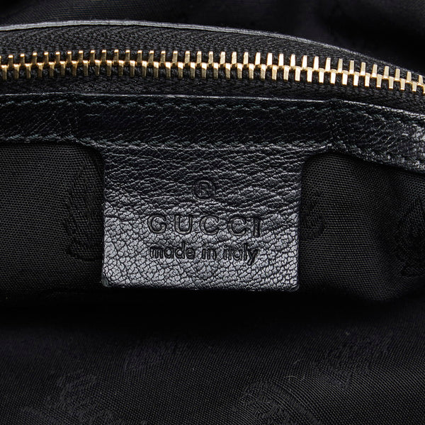 グッチ シエンナクロワッサン タッセル チェーン ワンショルダーバッグ 269940 ブラック レザー レディース GUCCI 【中古】