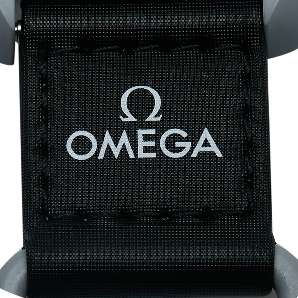 オメガ ×swatch MISSION TO MOON スウォッチ ミッション トゥ ムーン 腕時計 SO33M102-108 クオーツ ブラック文字盤 バイオセラミック メンズ OMEGA 【中古】