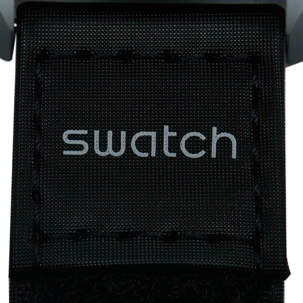 オメガ ×swatch MISSION TO MOON スウォッチ ミッション トゥ ムーン 腕時計 SO33M102-108 クオーツ ブラック文字盤 バイオセラミック メンズ OMEGA 【中古】