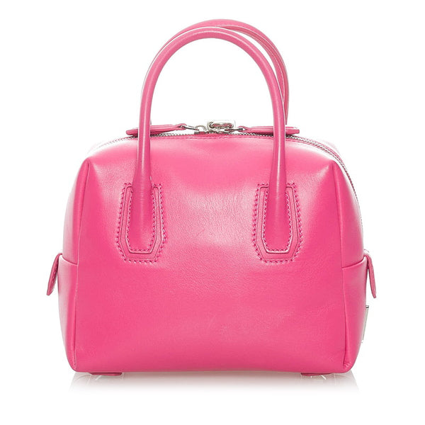 エム シー エム ハンドバッグ ショルダーバッグ 2WAY ピンク レザー レディース MCM 【中古】