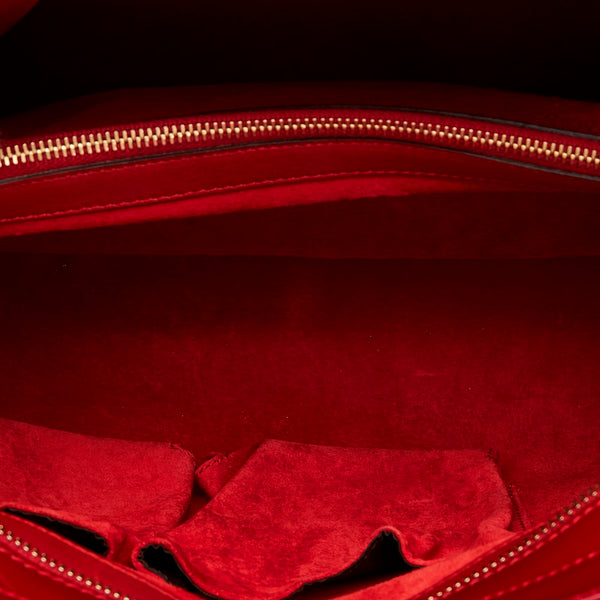 グッチ グッチシマ GG プリンシー ハンドバッグ 257612 レッド パテントレザー レディース GUCCI 【中古】