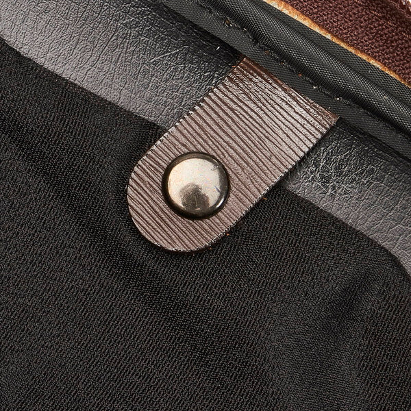 バーバリー ノバチェック ガーメントケース ベージュ キャンバス レザー メンズ BURBERRY 【中古】
