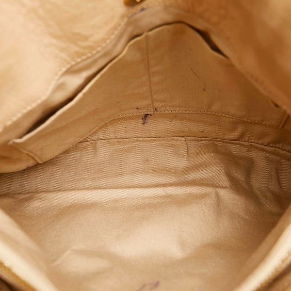 クロエ ベージュ レザー ハンドバッグ レディース Chloe 【中古】