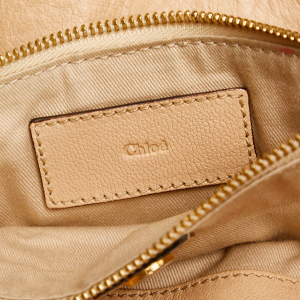 クロエ ベージュ レザー ハンドバッグ レディース Chloe 【中古】