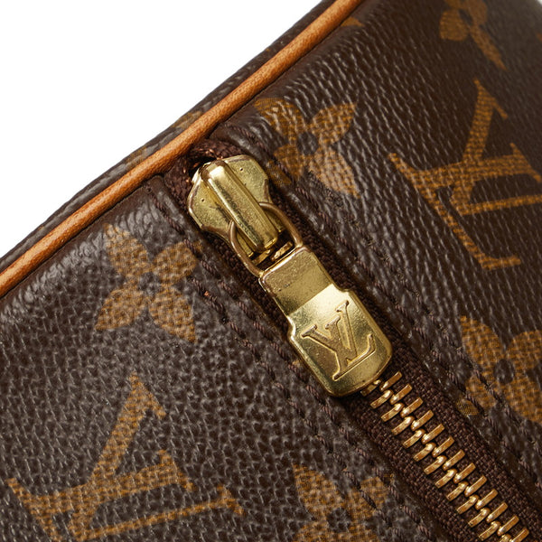 ルイ ヴィトン モノグラム パピヨン30 (旧) ハンドバッグ M51385 ブラウン PVC レザー レディース LOUIS VUITTON 【中古】