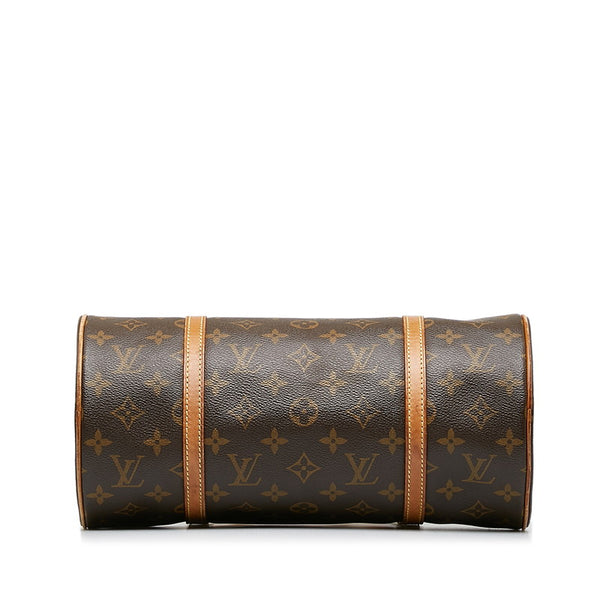 ルイ ヴィトン モノグラム パピヨン30 (旧) ハンドバッグ M51385 ブラウン PVC レザー レディース LOUIS VUITTON 【中古】