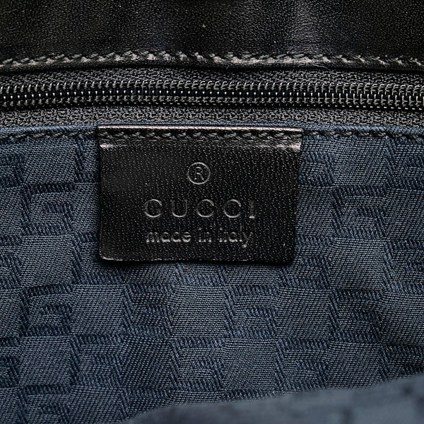 グッチ シェリーライン  ショルダーバッグ ハンドバック 33900 ブラック スウェード レザー レディース GUCCI 【中古】