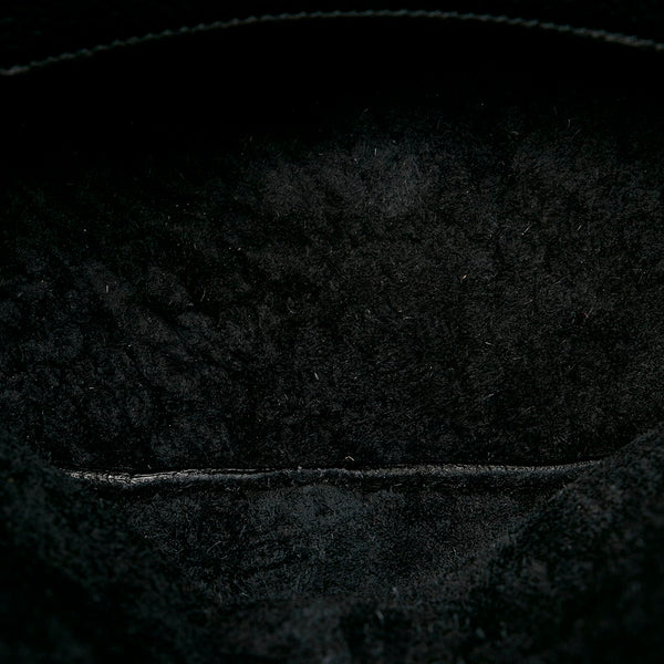 サルヴァトーレフェラガモ ガンチーニ リュック バックパック AU-21/G584 ブラック レザー レディース Salvatore Ferragamo 【中古】