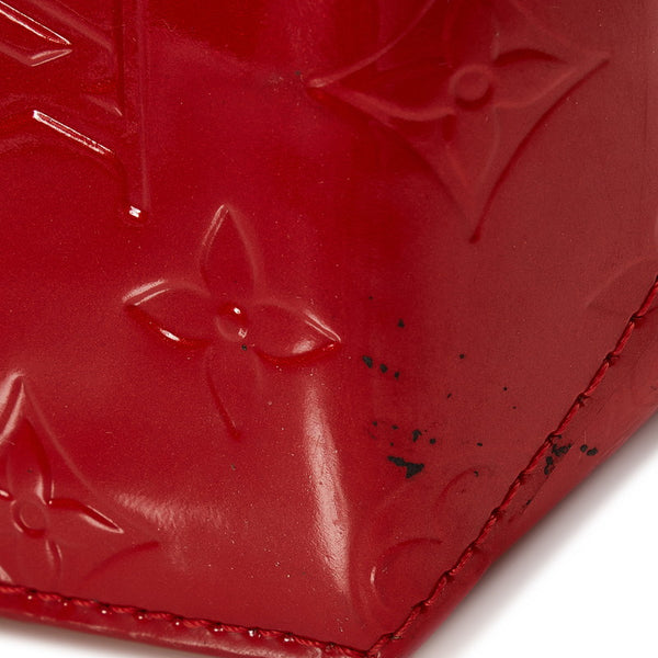 ルイ ヴィトン モノグラム ヴェルニ リードPM ハンドバッグ M91088 ルージュ レッド パテントレザー レディース LOUIS VUITTON 【中古】